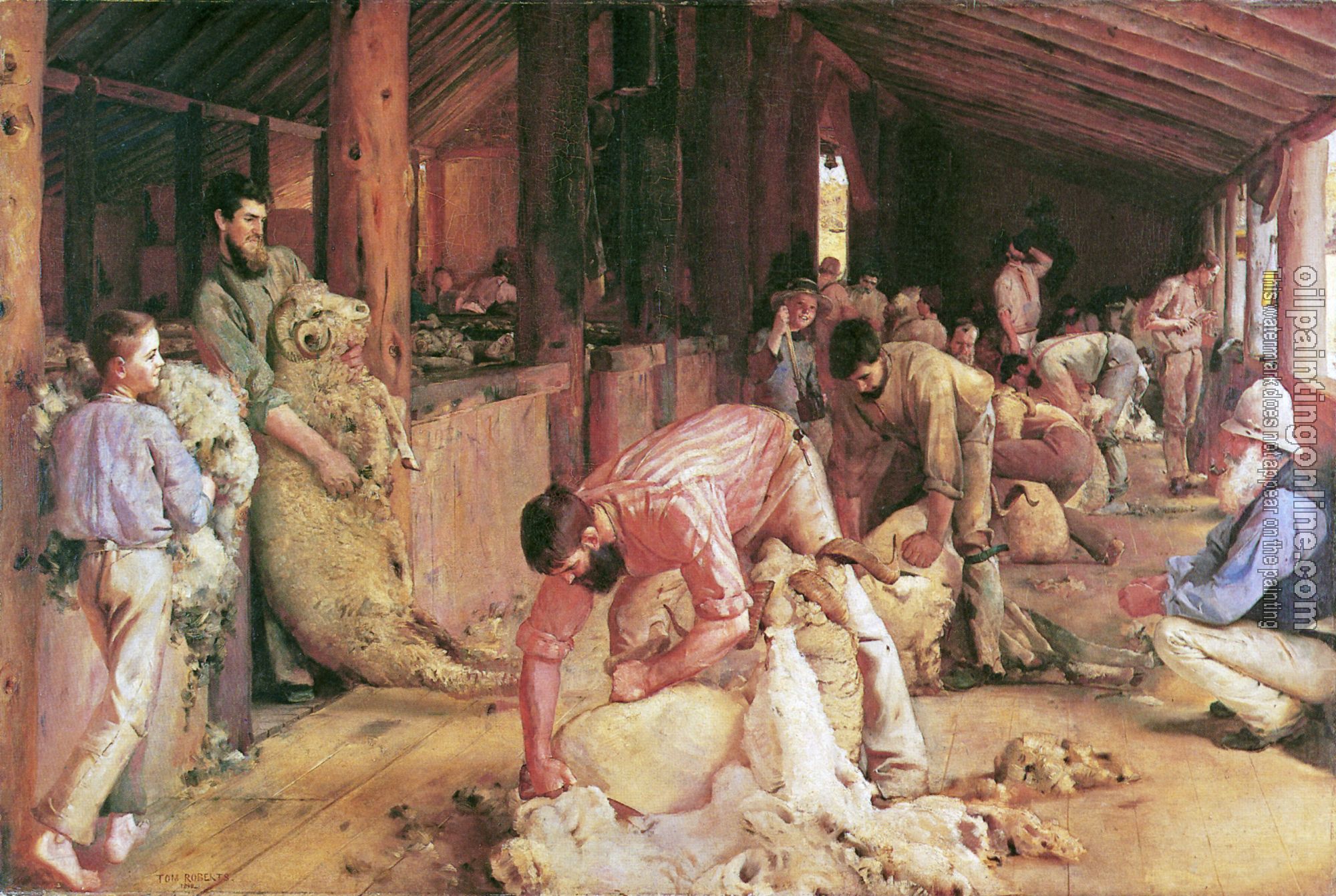 Roberts, Tom - Shearing the Rams